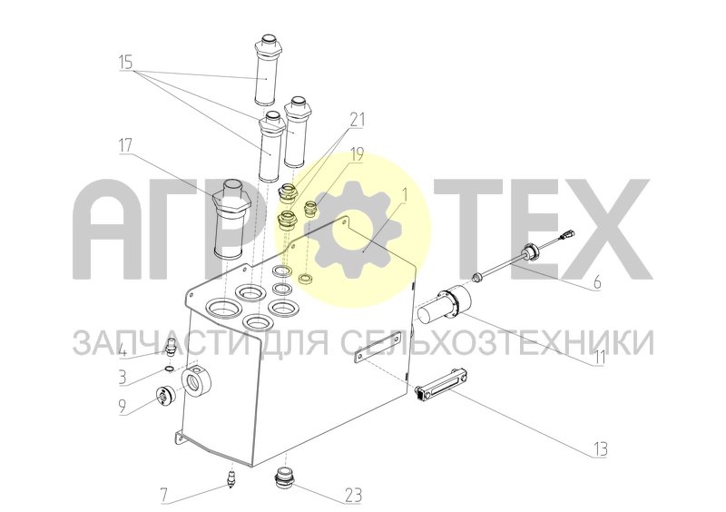 Чертеж Гидробак (2650.09.01.300)